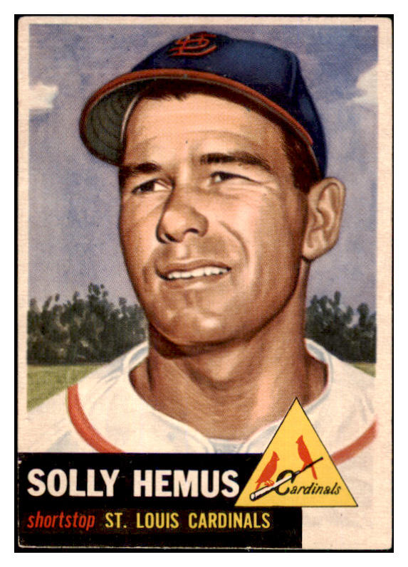 1953 Topps Baseball #231 Solly Hemus Cardinals EX-MT 498936