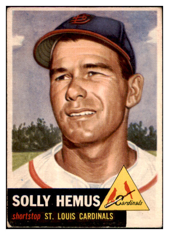 1953 Topps Baseball #231 Solly Hemus Cardinals VG-EX 498937