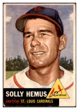 1953 Topps Baseball #231 Solly Hemus Cardinals VG-EX 498937