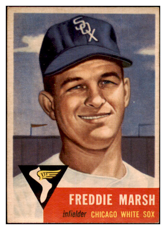 1953 Topps Baseball #240 Fred Marsh White Sox EX 498943