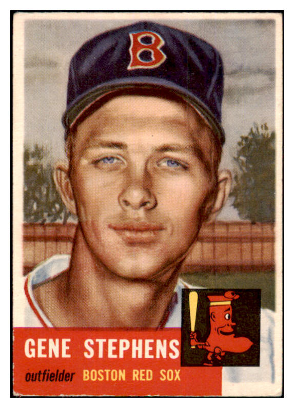 1953 Topps Baseball #248 Gene Stephens Red Sox EX-MT 498947