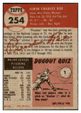 1953 Topps Baseball #254 Preacher Roe Dodgers EX-MT 498949
