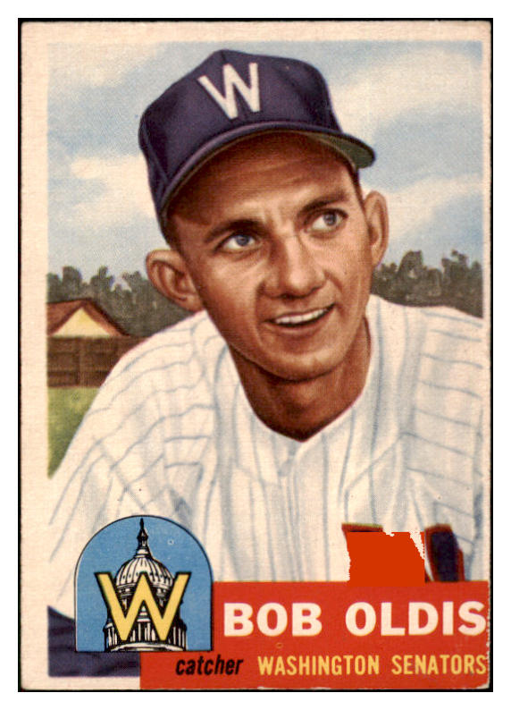1953 Topps Baseball #262 Bob Oldis Senators EX 498956