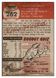 1953 Topps Baseball #262 Bob Oldis Senators EX 498956