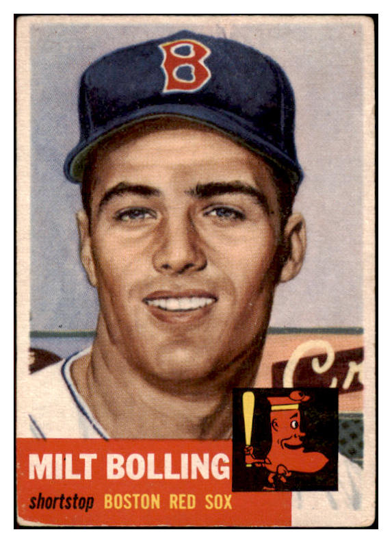 1953 Topps Baseball #280 Milt Bolling Red Sox VG-EX 498967