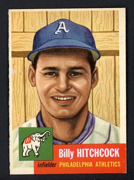 1953 Topps Baseball #017 Billy Hitchcock A's NR-MT 498993