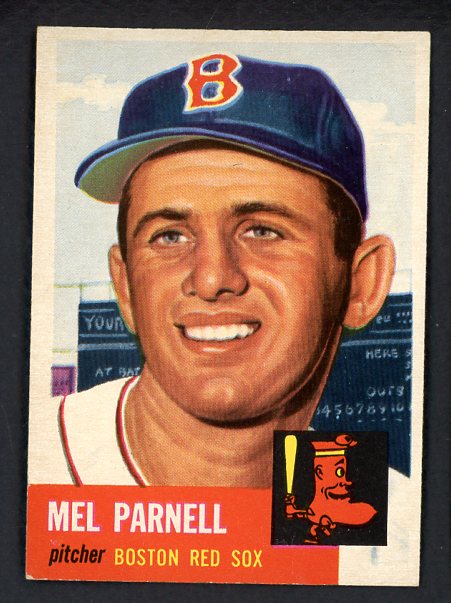 1953 Topps Baseball #019 Mel Parnell Red Sox NR-MT 498994