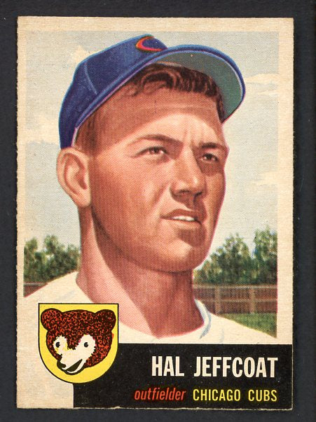 1953 Topps Baseball #029 Hal Jeffcoat Cubs NR-MT 498996