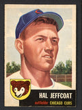 1953 Topps Baseball #029 Hal Jeffcoat Cubs NR-MT 498996