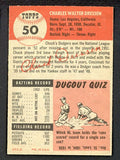 1953 Topps Baseball #050 Chuck Dressen Dodgers NR-MT 498999