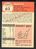1953 Topps Baseball #062 Monte Irvin Giants EX-MT 499001