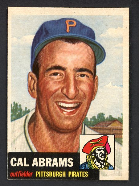 1953 Topps Baseball #098 Cal Abrams Pirates NR-MT 499004