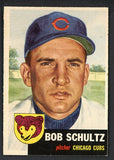 1953 Topps Baseball #144 Bob Schultz Cubs NR-MT 499010