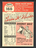 1953 Topps Baseball #166 Billy Hunter Browns NR-MT 499013