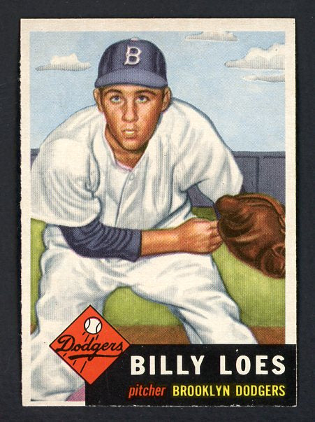 1953 Topps Baseball #174 Billy Loes Dodgers NR-MT 499015