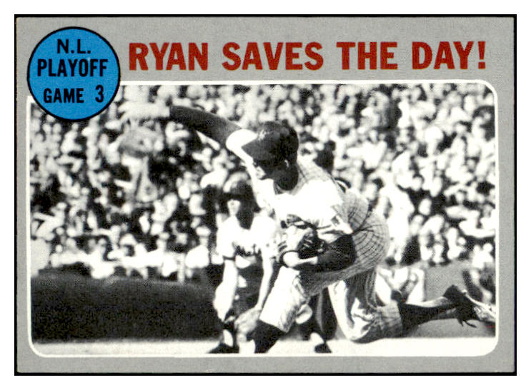 1970 Topps Baseball #197 N.L. Play Offs Game 3 Nolan Ryan NR-MT 499035