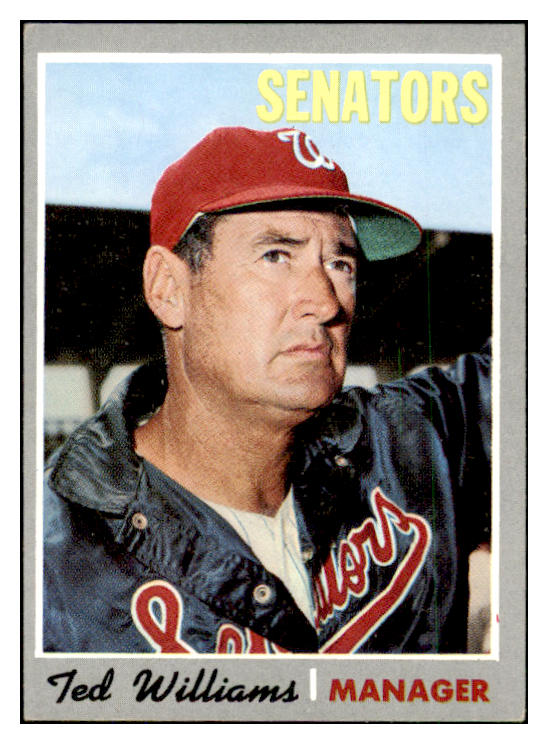 1970 Topps Baseball #211 Ted Williams Senators NR-MT 499038
