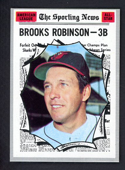 1970 Topps Baseball #455 Brooks Robinson A.S. Orioles GD-VG trimmed 499049