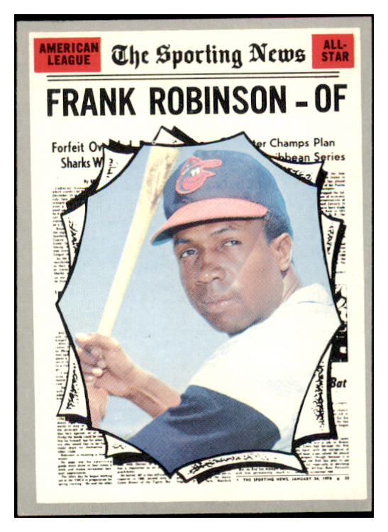 1970 Topps Baseball #463 Frank Robinson A.S. Orioles NR-MT 499052