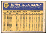 1970 Topps Baseball #500 Hank Aaron Braves NR-MT 499055