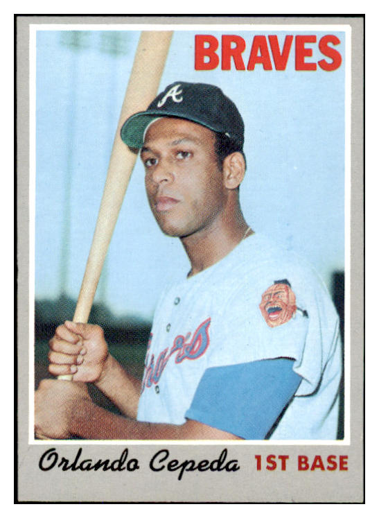 1970 Topps Baseball #555 Orlando Cepeda Braves NR-MT 499060