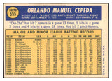 1970 Topps Baseball #555 Orlando Cepeda Braves NR-MT 499060