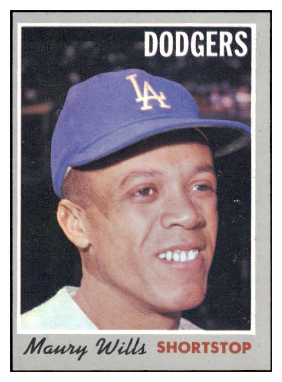 1970 Topps Baseball #595 Maury Wills Dodgers NR-MT 499063