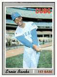 1970 Topps Baseball #630 Ernie Banks Cubs NR-MT 499067