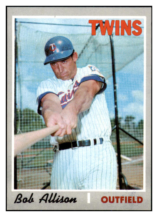 1970 Topps Baseball #635 Bob Allison Twins NR-MT 499073