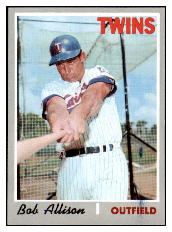 1970 Topps Baseball #635 Bob Allison Twins NR-MT 499074