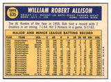 1970 Topps Baseball #635 Bob Allison Twins NR-MT 499074
