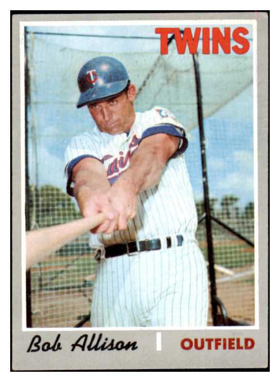 1970 Topps Baseball #635 Bob Allison Twins EX 499075