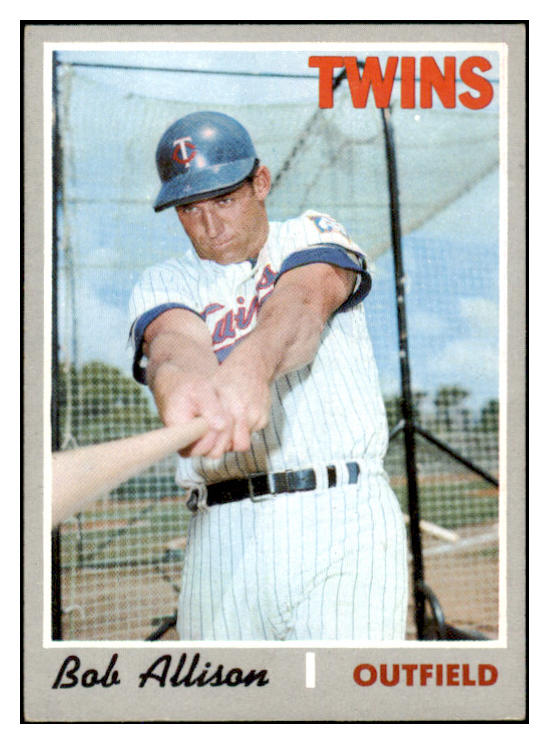 1970 Topps Baseball #635 Bob Allison Twins EX 499077