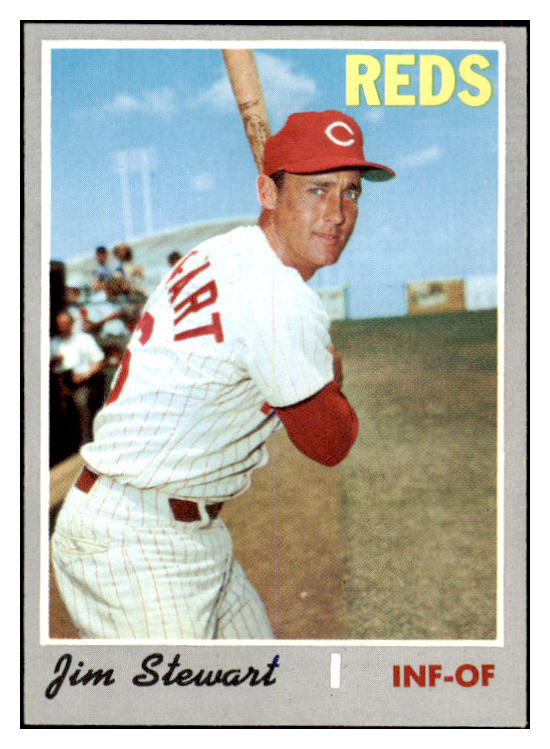 1970 Topps Baseball #636 Jim Stewart Reds NR-MT 499079