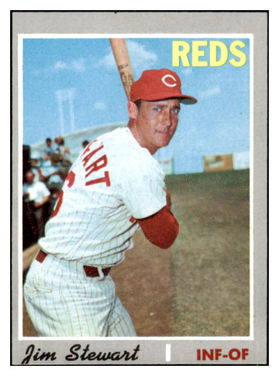 1970 Topps Baseball #636 Jim Stewart Reds EX-MT 499080
