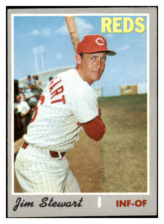 1970 Topps Baseball #636 Jim Stewart Reds EX 499081
