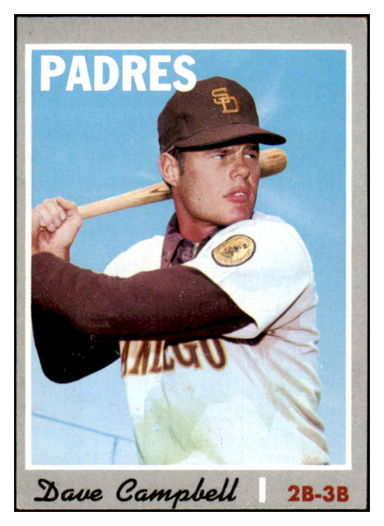 1970 Topps Baseball #639 Dave Campbell Padres EX-MT 499096