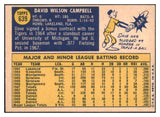 1970 Topps Baseball #639 Dave Campbell Padres EX-MT 499096