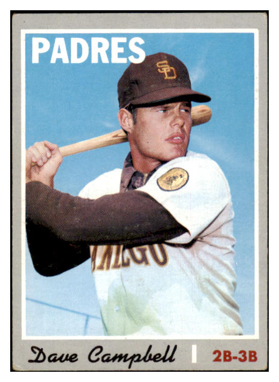 1970 Topps Baseball #639 Dave Campbell Padres VG-EX 499097