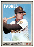 1970 Topps Baseball #639 Dave Campbell Padres VG-EX 499097