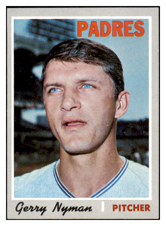 1970 Topps Baseball #644 Gerry Nyman Padres NR-MT 499114