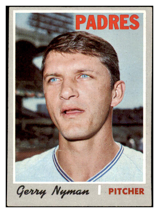 1970 Topps Baseball #644 Gerry Nyman Padres NR-MT 499115