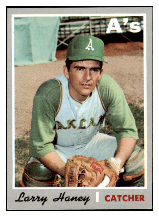 1970 Topps Baseball #648 Larry Haney A's NR-MT 499134