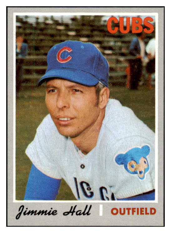 1970 Topps Baseball #649 Jimmie Hall Cubs NR-MT 499139