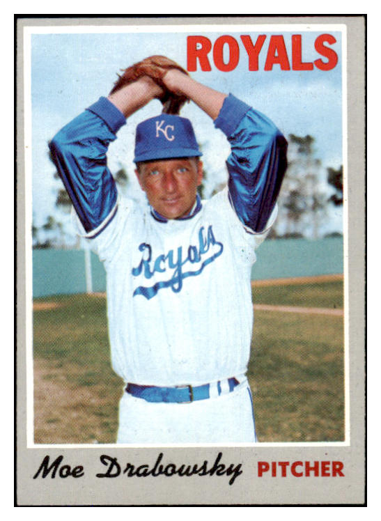 1970 Topps Baseball #653 Moe Drabowsky Royals NR-MT 499160