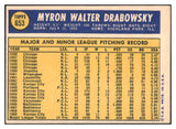 1970 Topps Baseball #653 Moe Drabowsky Royals NR-MT 499160