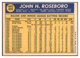 1970 Topps Baseball #655 John Roseboro Senators NR-MT 499166