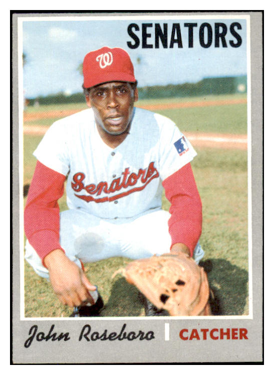1970 Topps Baseball #655 John Roseboro Senators NR-MT 499167