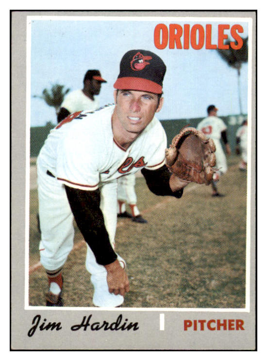 1970 Topps Baseball #656 Jim Hardin Orioles NR-MT 499171