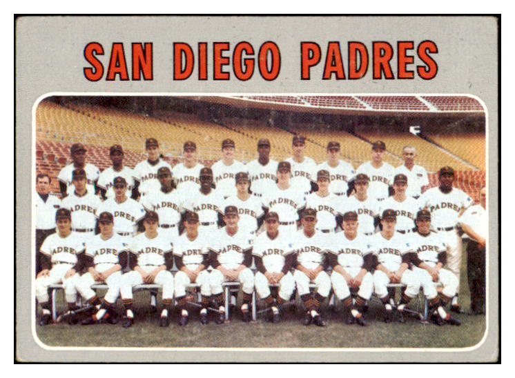 1970 Topps Baseball #657 San Diego Padres Team EX 499178